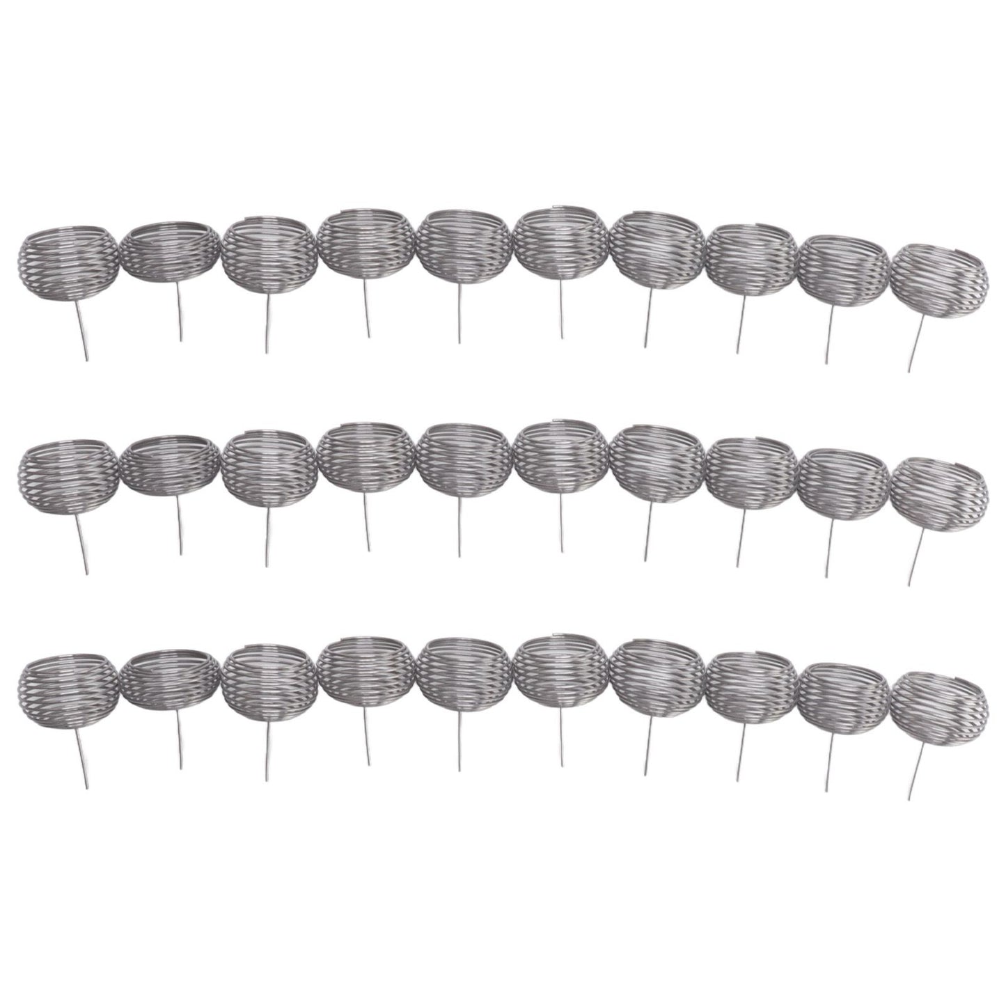 100pcs Bonsai Fertilizer Basket Stainless Steel Spherical Nutrition Box Tools for Succulent Orchid