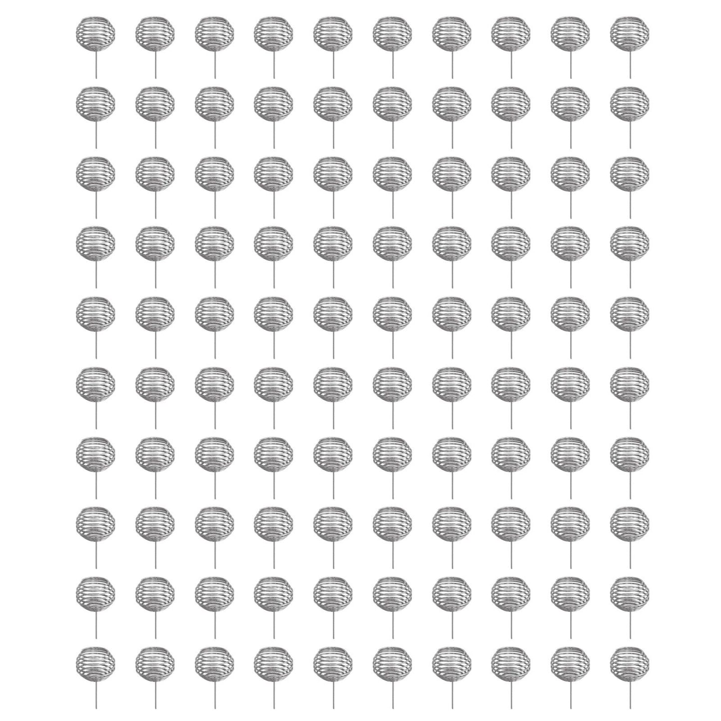 100pcs Fertilizer Mesh Basket Stainless Steel Garden Nutrition Cups Small Size Bonsai Fertilization Basket for Garden Yard Home