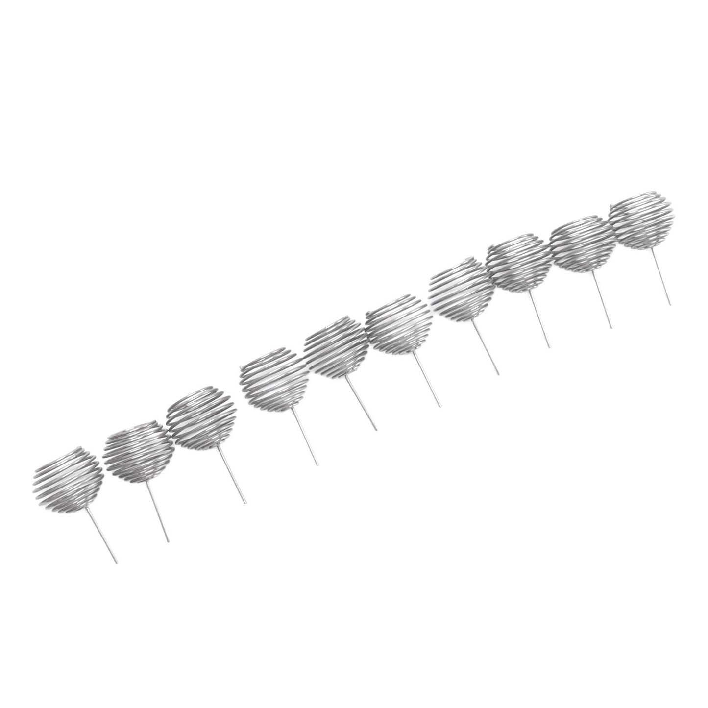 100pcs Fertilizer Mesh Basket Stainless Steel Garden Nutrition Cups Small Size Bonsai Fertilization Basket for Garden Yard Home