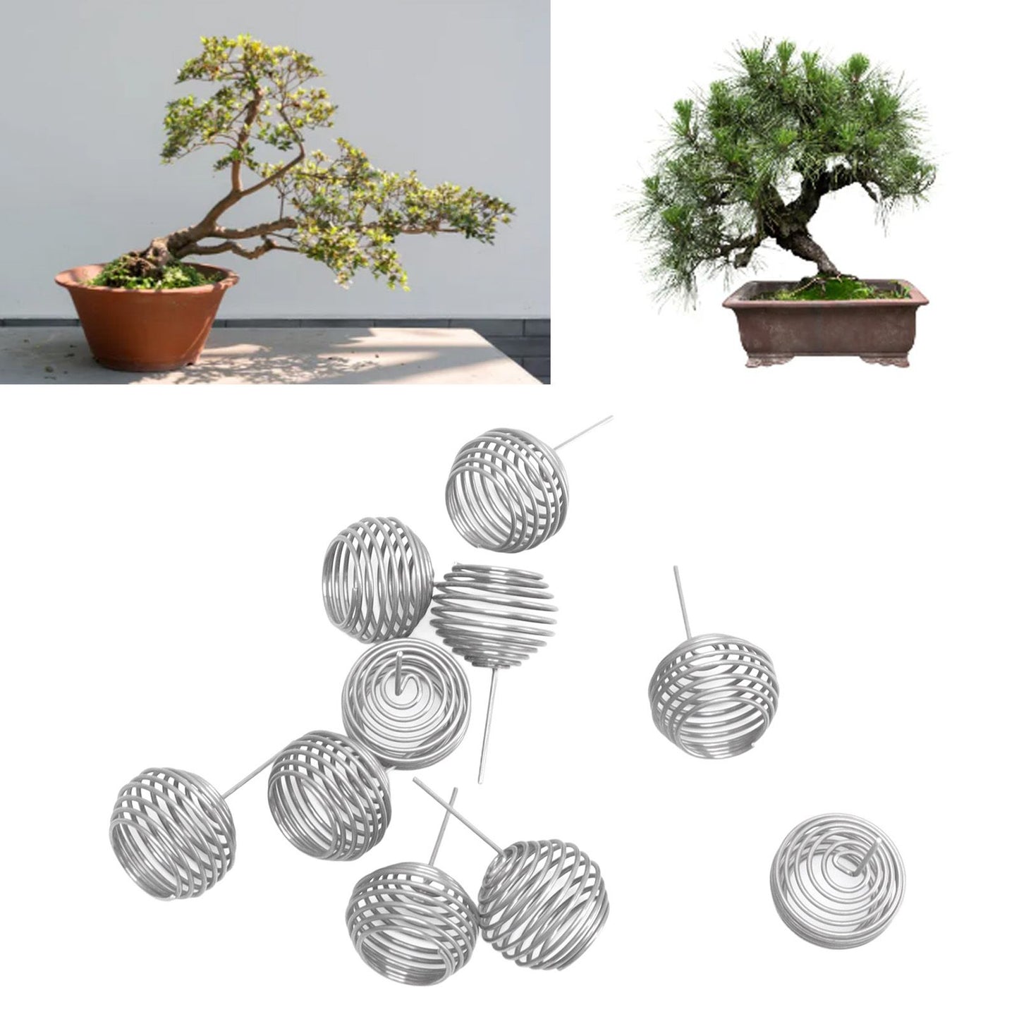 100pcs Fertilizer Mesh Basket Stainless Steel Garden Nutrition Cups Small Size Bonsai Fertilization Basket for Garden Yard Home
