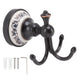 Wall Mounted Coat Hook 3 Prong Retro Look Corrosion Resistance Hanging Towel Hook for Bathroom Bedroom