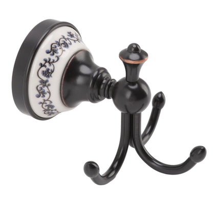 Wall Mounted Coat Hook 3 Prong Retro Look Corrosion Resistance Hanging Towel Hook for Bathroom Bedroom