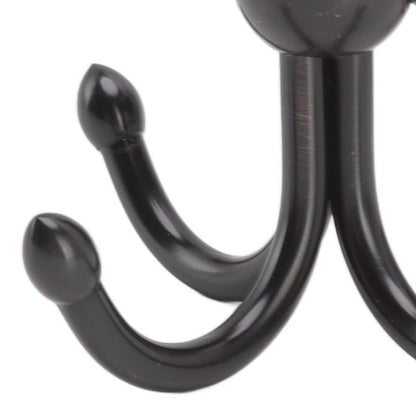 Wall Mounted Coat Hook 3 Prong Retro Look Corrosion Resistance Hanging Towel Hook for Bathroom Bedroom