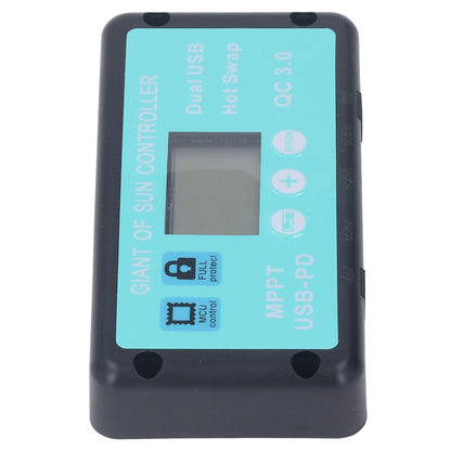 12V 24V MPPT Solar Charge Controller Professional USB PD QC3.0 Solar Panel Regulator with LCD Display for Battey 30A