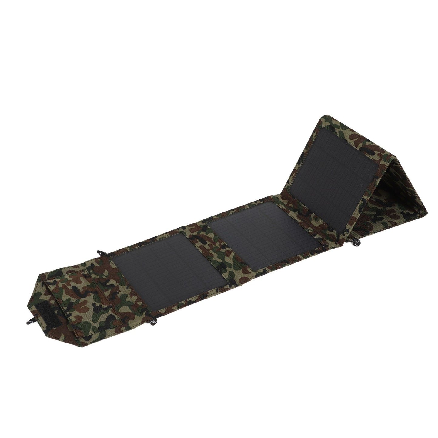50W Portable Foldable Solar Panel Charger Kit 2 USB Ports Monocrystalline Silicon Solar Panel for Camping Hiking Camo