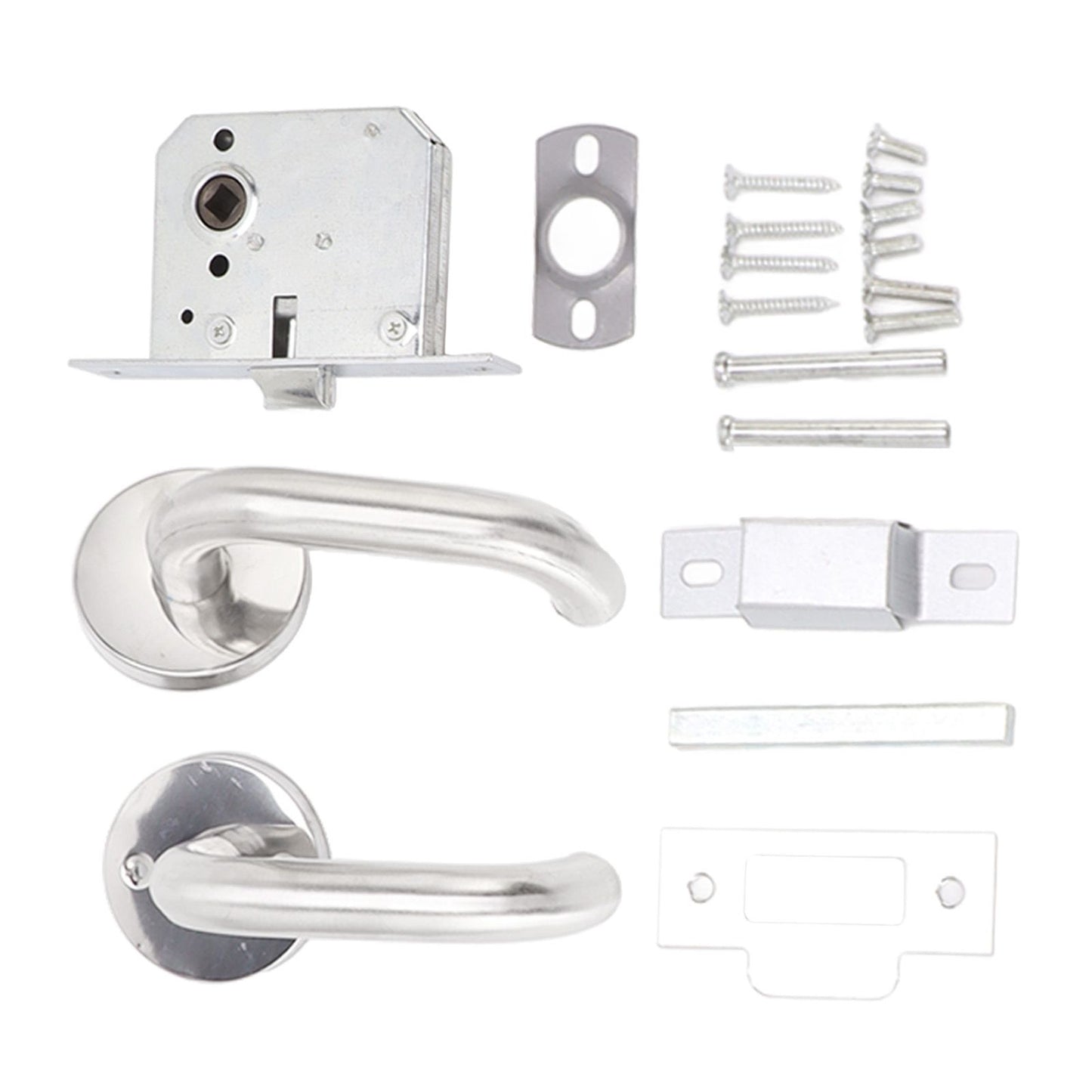 Handle Locks Stainless Steel Safety Passageway Door Handle Lock for Fire Emergency Exit Corridor Home Warehouse