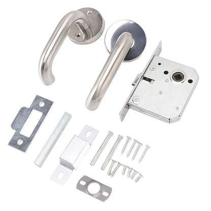 Handle Locks Stainless Steel Safety Passageway Door Handle Lock for Fire Emergency Exit Corridor Home Warehouse