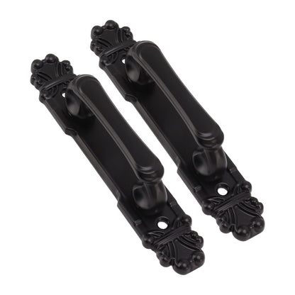 2Pcs Black Heavy Duty Door Handle Simple Installation Fashionable Door Handle 165mm 6.5in Length