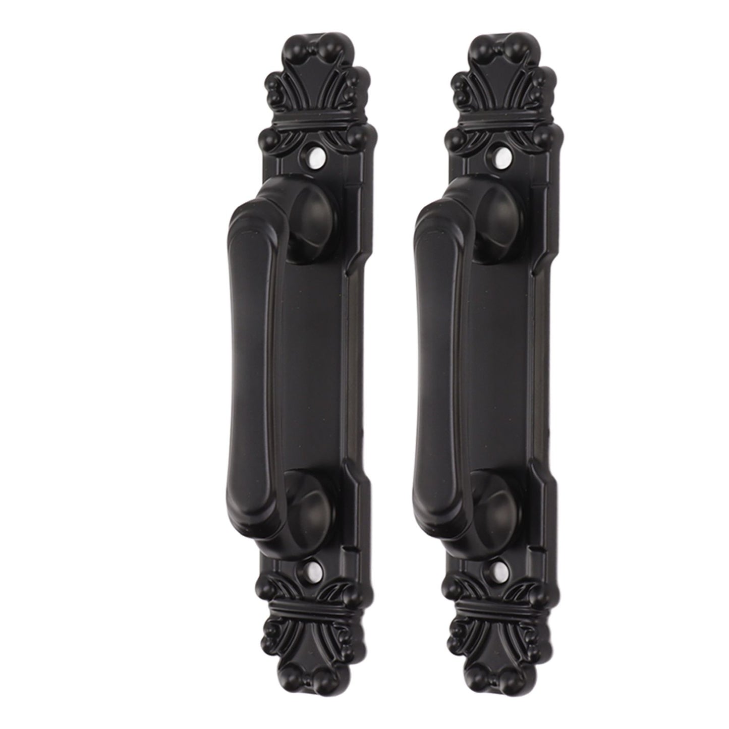 2Pcs Black Heavy Duty Door Handle Simple Installation Fashionable Door Handle 165mm 6.5in Length