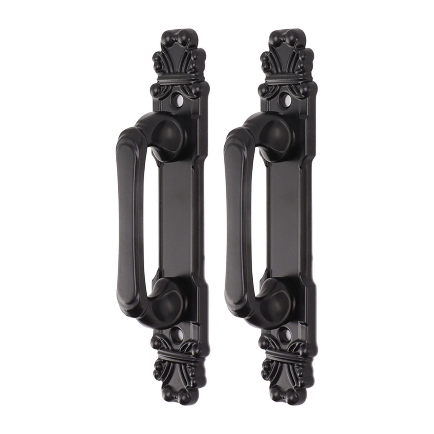 2Pcs Black Heavy Duty Door Handle Simple Installation Fashionable Door Handle 165mm 6.5in Length