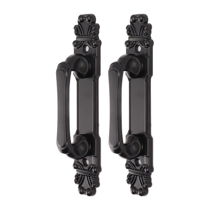 2Pcs Black Heavy Duty Door Handle Simple Installation Fashionable Door Handle 165mm 6.5in Length