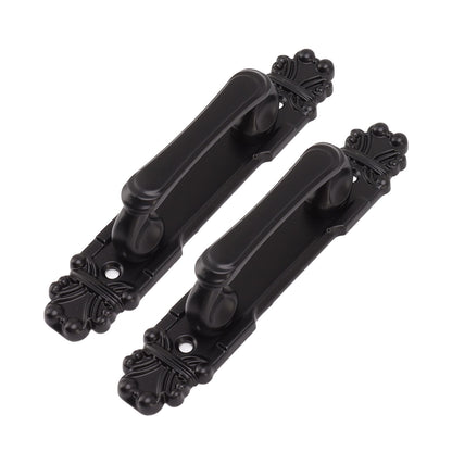 2Pcs Black Heavy Duty Door Handle Simple Installation Fashionable Door Handle 165mm 6.5in Length
