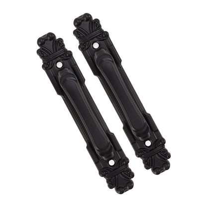 2Pcs Black Heavy Duty Door Handle Simple Installation Fashionable Door Handle 165mm 6.5in Length