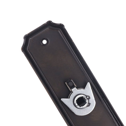 Front Exterior Door Handle Lockset Aluminum Alloy Silent Home Door Handle Lock with Keys for Bedroom Hotel Balcony