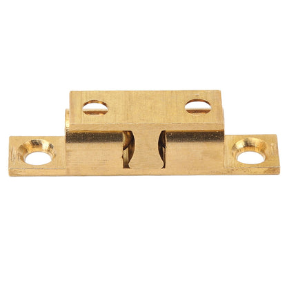 6 Set Cabinet Door Catch Brass Cabinet Door Closet Ball Tension Catch Latch with Gold Screw for Most Cabinets 60mm / 2.4in