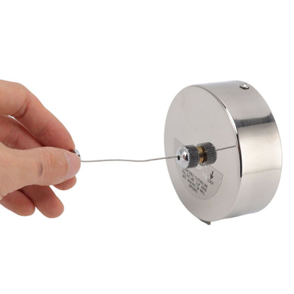 Retractable Clothesline 304 Stainless Steel Safety Auto Retraction Double Pulley Laundry String Line for Indoor Outdoor 3.8m/12.5ft