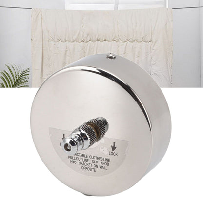 Retractable Clothesline 304 Stainless Steel Safety Auto Retraction Double Pulley Laundry String Line for Indoor Outdoor 3.8m/12.5ft