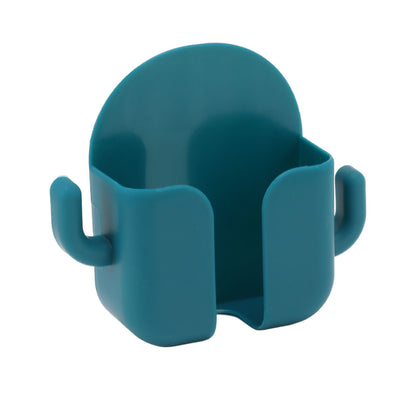 Self Adhesive Wall Mount Cell Phone Holder Wall Mount Phone Charging Holder for Home Office Bedroom Green