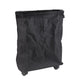 4 Roll Wheels Laundry Basket with Handles Oxford Cloth Storage Bin for Household Sundries Black