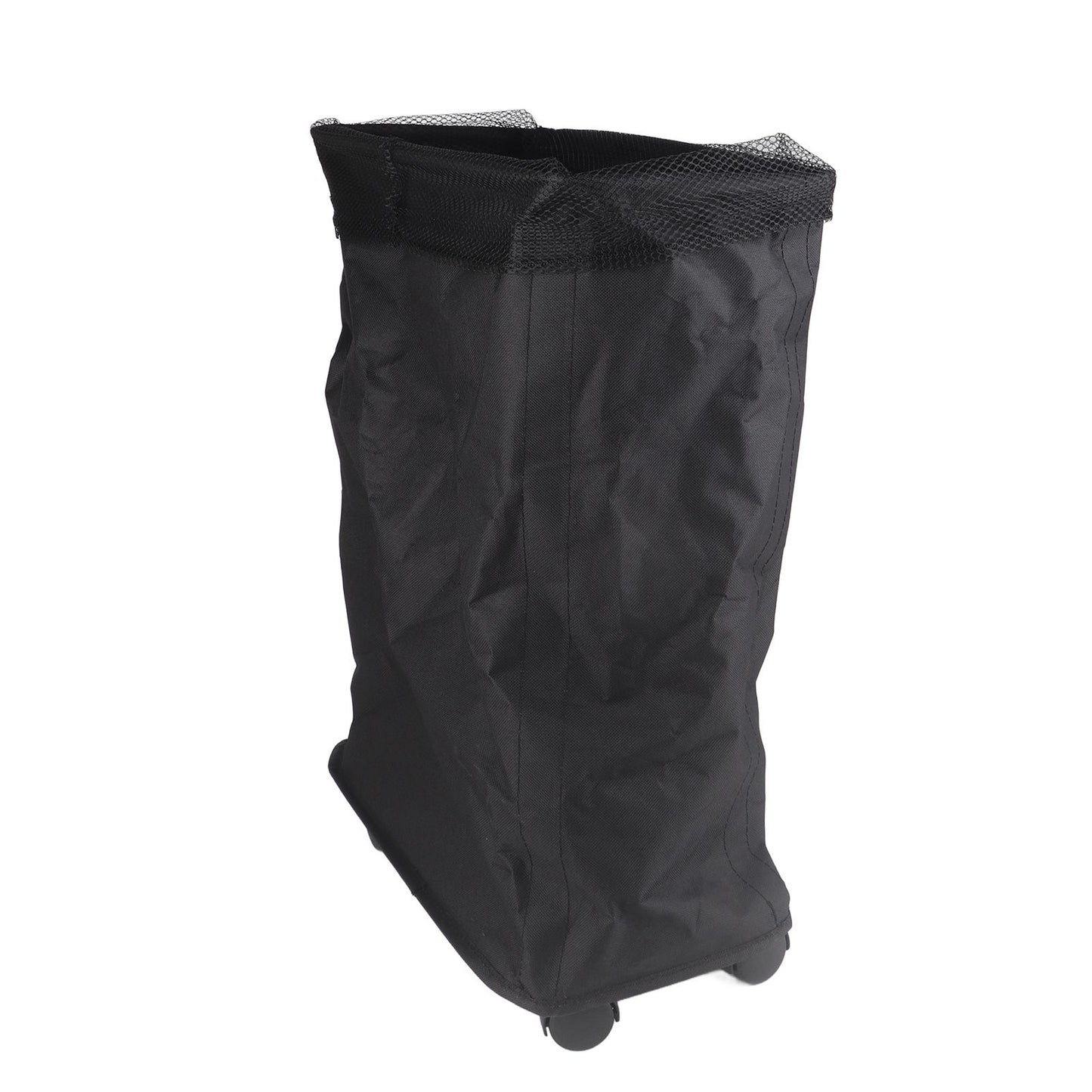 4 Roll Wheels Laundry Basket with Handles Oxford Cloth Storage Bin for Household Sundries Black