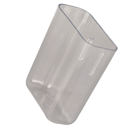 Adhesive Storage Bin Transparent Plastic Wall Mounted Floating Storage Holder Desk Organizer for Bedroom Bathroom S