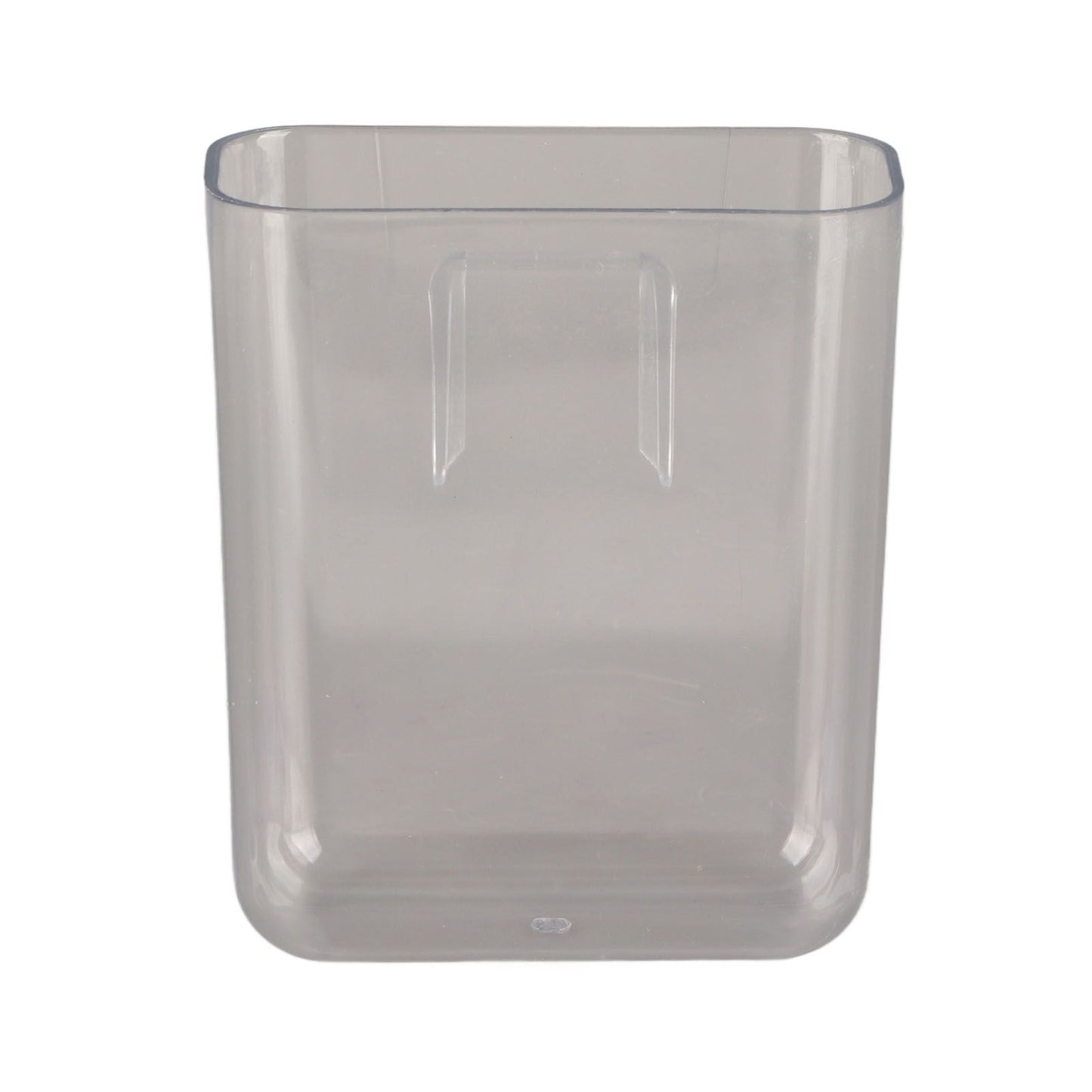 Adhesive Storage Bin Transparent Plastic Wall Mounted Floating Storage Holder Desk Organizer for Bedroom Bathroom S