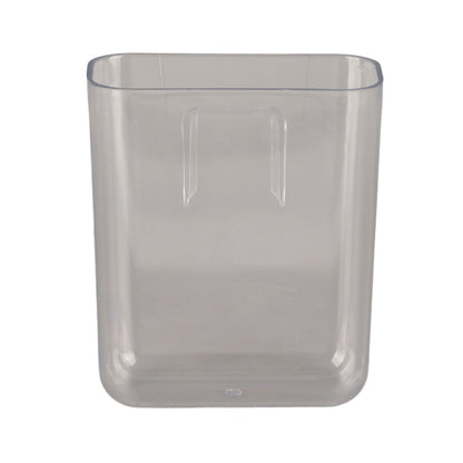 Adhesive Storage Bin Transparent Plastic Wall Mounted Floating Storage Holder Desk Organizer for Bedroom Bathroom S