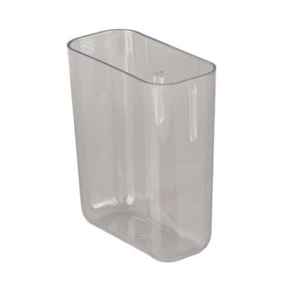 Adhesive Storage Bin Transparent Plastic Wall Mounted Floating Storage Holder Desk Organizer for Bedroom Bathroom S
