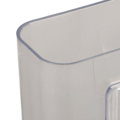 Adhesive Storage Bin Transparent Plastic Wall Mounted Floating Storage Holder Desk Organizer for Bedroom Bathroom S