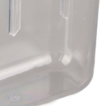 Adhesive Storage Bin Transparent Plastic Wall Mounted Floating Storage Holder Desk Organizer for Bedroom Bathroom S
