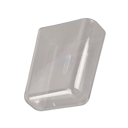 Adhesive Storage Bin Transparent Plastic Wall Mounted Floating Storage Holder Desk Organizer for Bedroom Bathroom S