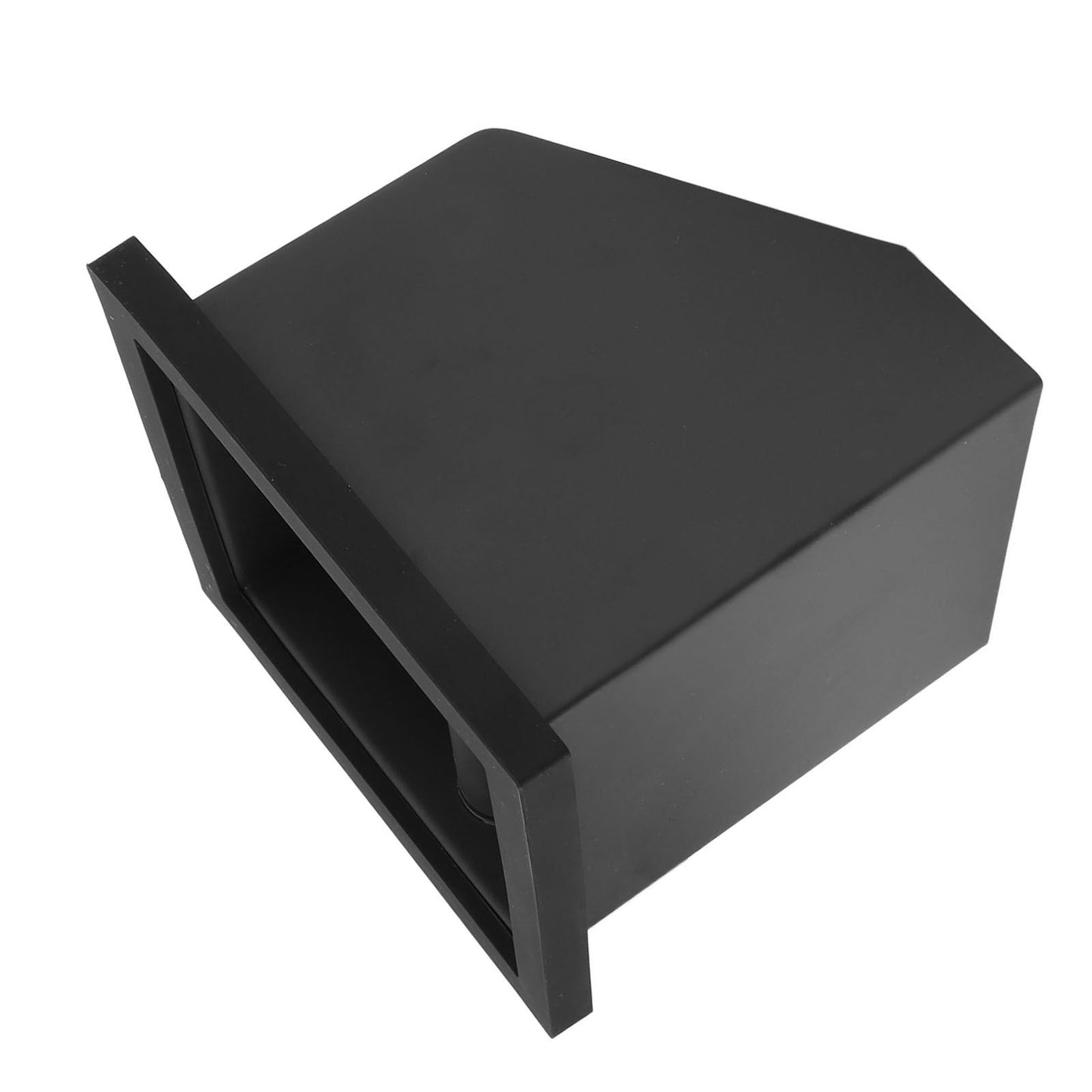 Coffee Knock Box Embedded Bottomless Coffee Knocking Slag Bucket Cafe Bar Powder Grounds Box Black
