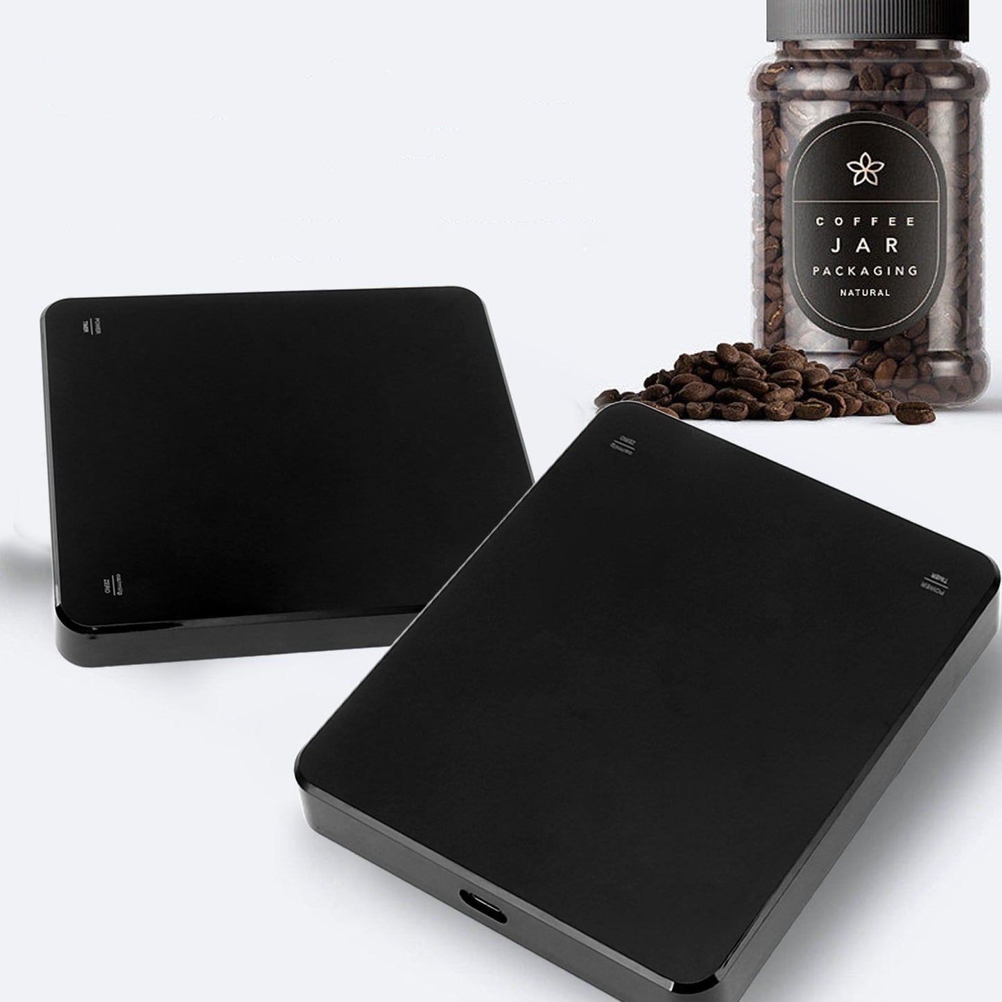 Digital Coffee Scale Beautiful Automatic Zeroing High Accuracy Electronic Coffee Scale with Timer for Home Kitchen