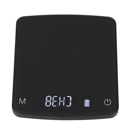 Tiny Coffee Scale Digital Drip Coffee Scale Rechargeable Automatic Timing Kitchen Food Scale 2kg/0.1g