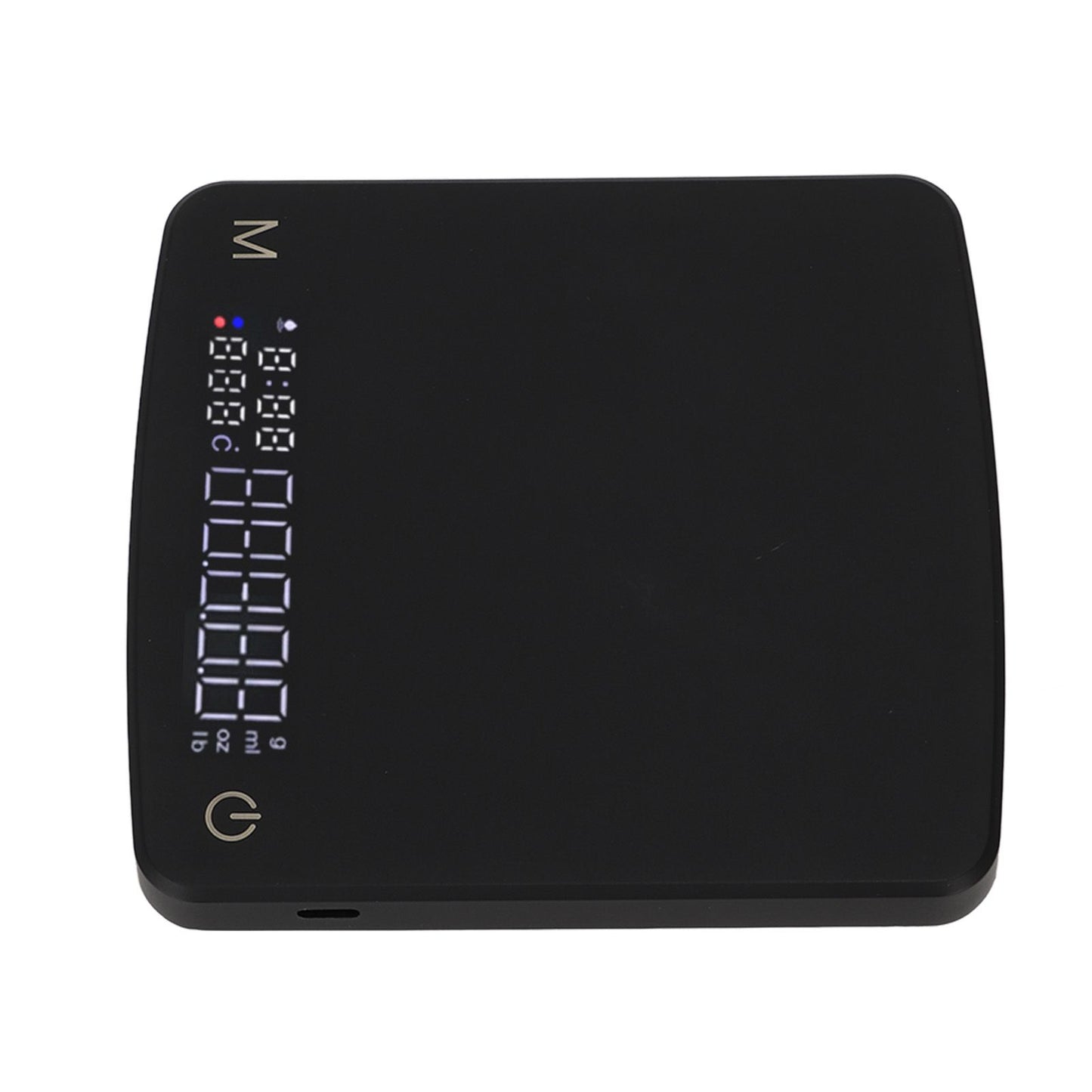 Tiny Coffee Scale Digital Drip Coffee Scale Rechargeable Automatic Timing Kitchen Food Scale 2kg/0.1g