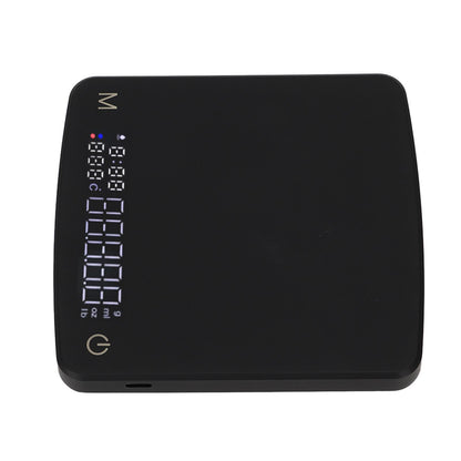 Tiny Coffee Scale Digital Drip Coffee Scale Rechargeable Automatic Timing Kitchen Food Scale 2kg/0.1g