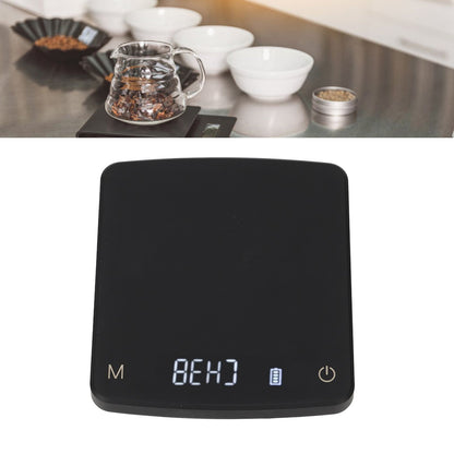 Tiny Coffee Scale Digital Drip Coffee Scale Rechargeable Automatic Timing Kitchen Food Scale 2kg/0.1g