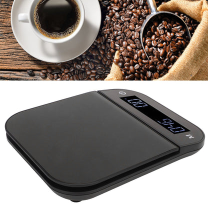Digital Coffee Scale Waterproof 0.1g High Accuracy Manual Automatic Mini Portable Baking Scale with Timer 3kg