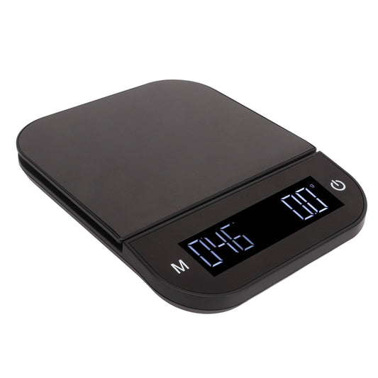 Electric Kitchen Food Scale English Version Peeling PC Function Waterproof Timing Flat Coffee Weighing Scale 3kg/0.1g
