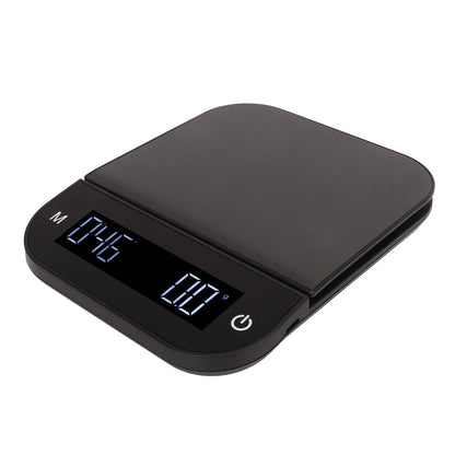 Electric Kitchen Food Scale English Version Peeling PC Function Waterproof Timing Flat Coffee Weighing Scale 3kg/0.1g