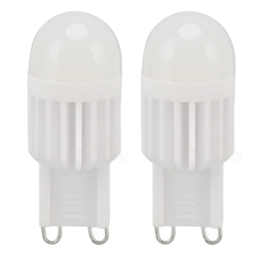2Pcs G9 LED Light Bulbs Dimmable 180LM 14 Beads Double Pin G9 Base Bulbs for Table Lamp Wall Lamp Chandelier 220V 2W