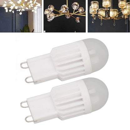 2Pcs G9 LED Light Bulbs Dimmable 180LM 14 Beads Double Pin G9 Base Bulbs for Table Lamp Wall Lamp Chandelier 220V 2W