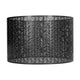 Drum Lamp Shade E27 E14 Clip Fir Leaf Shape Hollow Out Metal Decorative Lampshade Cover for Table Wall Ceiling Lamp Black