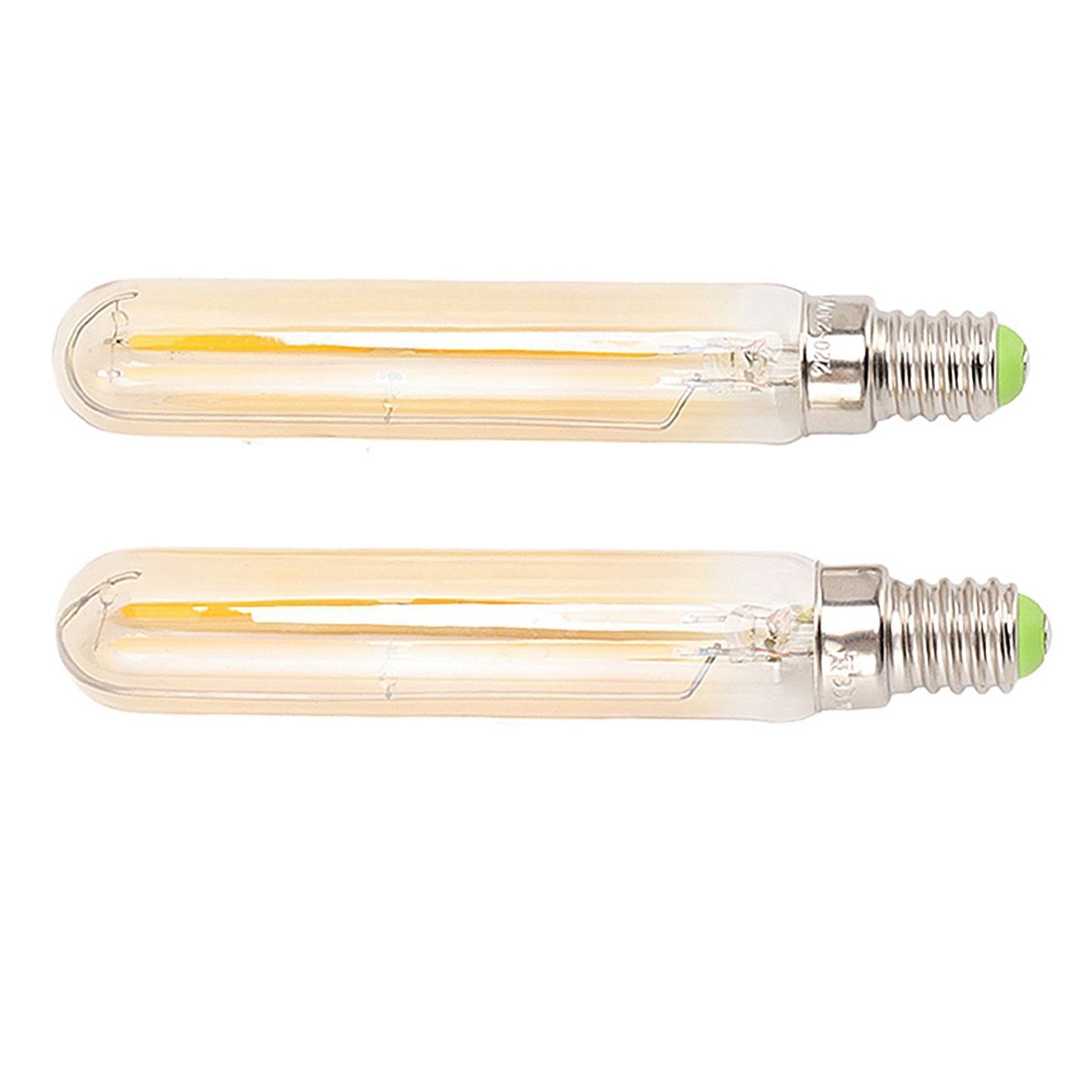 2Pcs LED Tube Bulb 4W E14 2300K Tubular Light Lamp Bulbs T20x120 220‑240V for Lighting