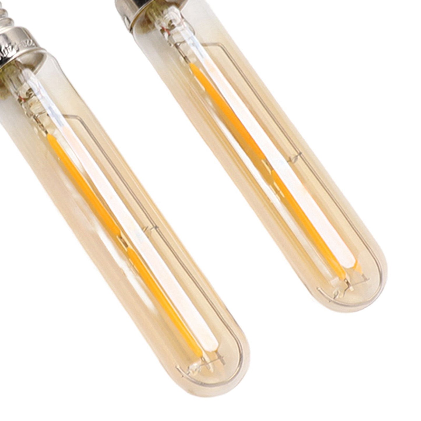 2Pcs LED Tube Bulb 4W E14 2300K Tubular Light Lamp Bulbs T20x120 220‑240V for Lighting