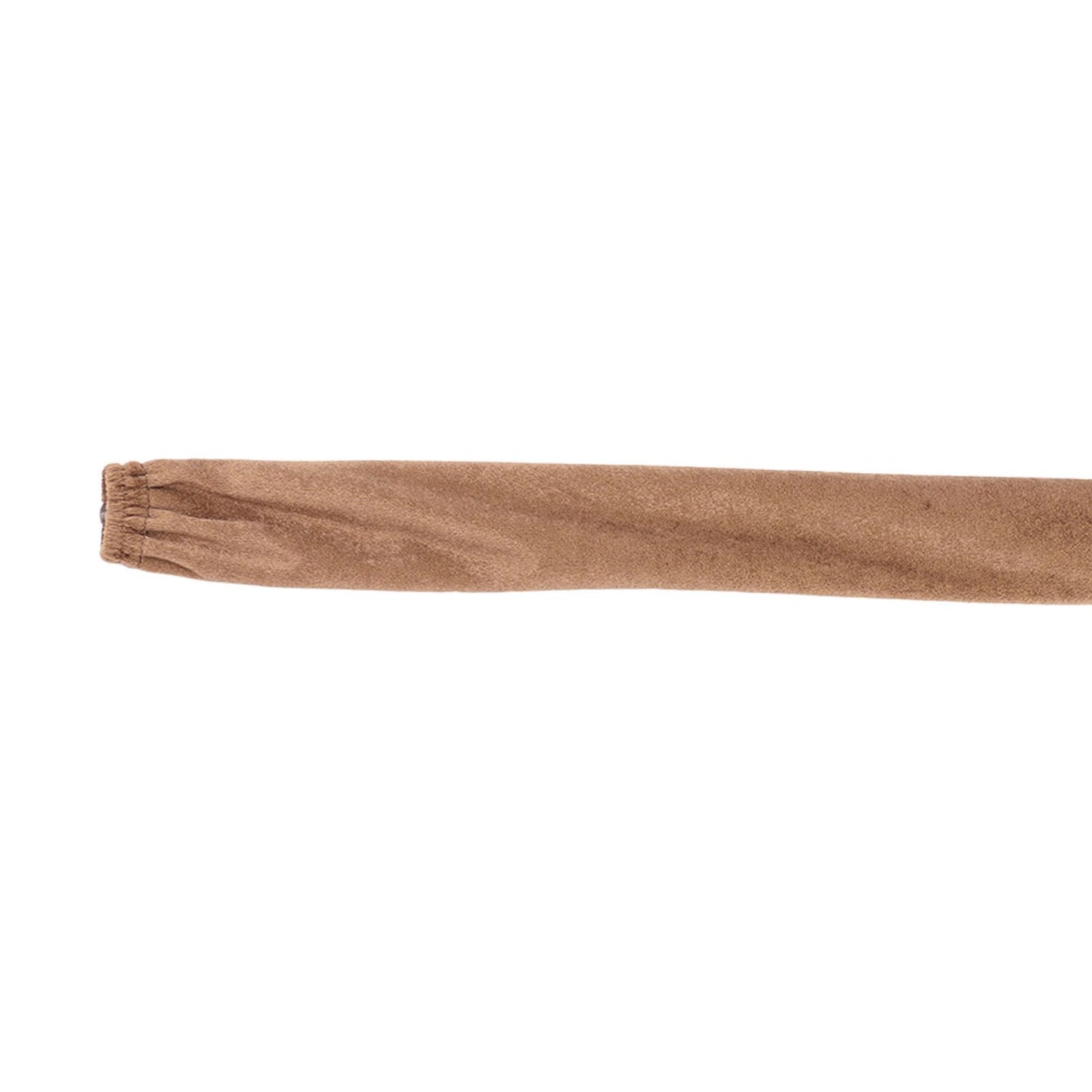 Chain Cover Dustproof Wire Flannelette Cloth 60cm Length 5cm Width with Zipper for Protection Light Brown