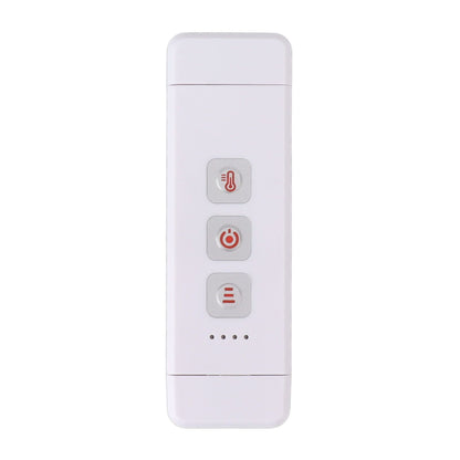 Clip On Book Light Multipurpose Ultrathin Mini 3 Levels Brightness USB Rechargeable Book Reading Light White