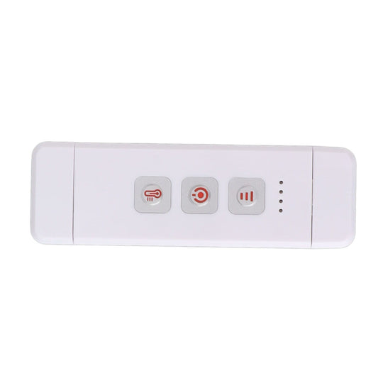 Clip On Book Light Multipurpose Ultrathin Mini 3 Levels Brightness USB Rechargeable Book Reading Light White