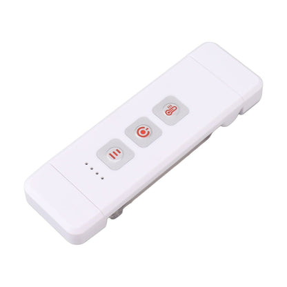 Clip On Book Light Multipurpose Ultrathin Mini 3 Levels Brightness USB Rechargeable Book Reading Light White