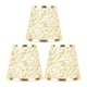 Cloth Lampshade Clip On Design Modern Barrel Fabric Lamp Shades for E14 Bulb Chandelier Wall Lamp 3pcs Gold